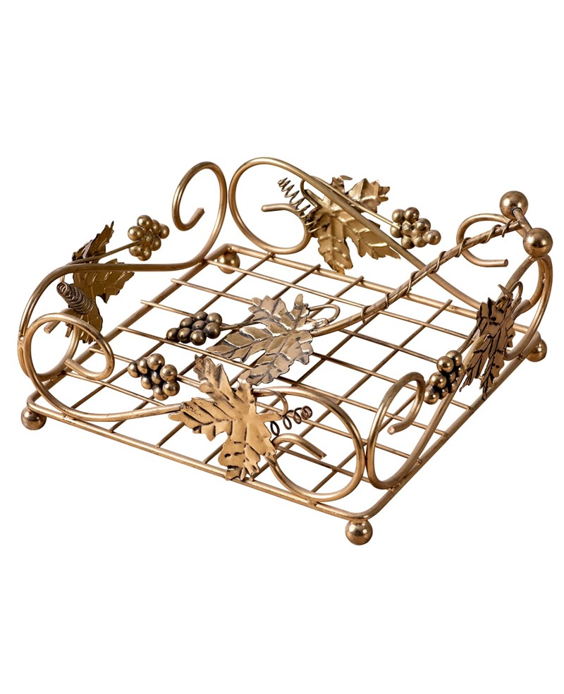 Gold Iron Napkin Holder