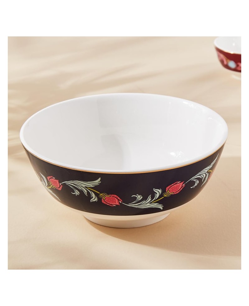 Porcelain Printed Serving Bowl